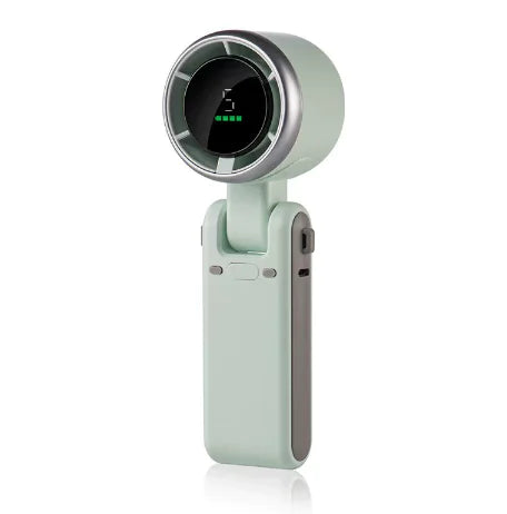 3-in-1 Head-Fold Handheld/Neck/Desk Portable Turbo Fan
