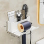 Wall-mounted Hair Dryer Bracket Storage Rack