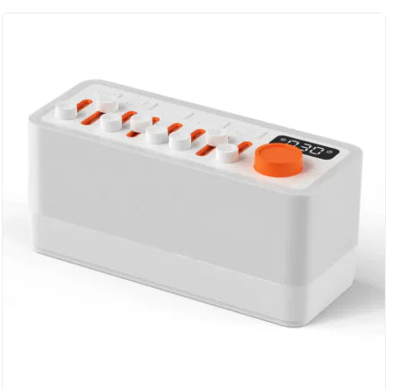 White Noise Bluetooth-compatible Stereo with RGB Seven-color Atmosphere Night Light