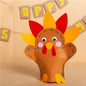 DIY Thanksgiving Card Kit with Felt Puppets and Toys