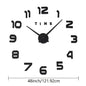 DIY 3D Frameless Wall Clock Kit