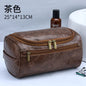 Vintage Waterproof Makeup Bag for Travel and Toiletries