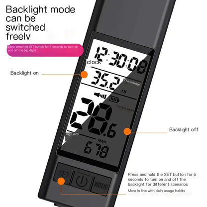 Bicycle Front Light with High Decibel Horn for Outdoors