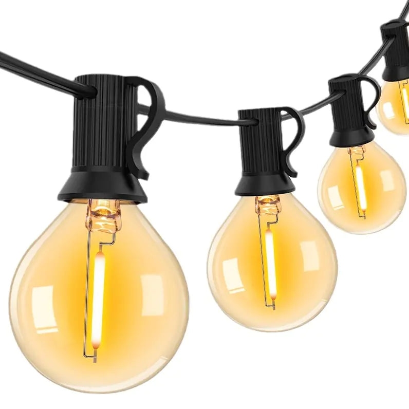 G40 Gold Plated Outdoor Camping String Lights
